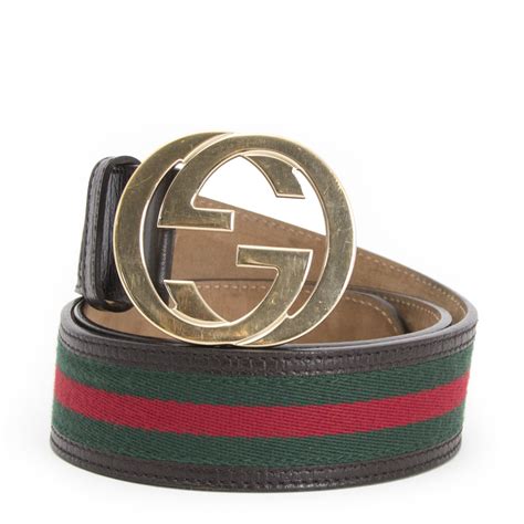 gucci sherry line silver-tone belt green red|white green red gucci belt.